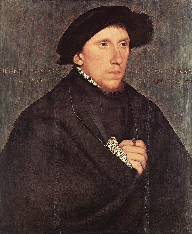 HOLBEIN, Hans the Younger Portrait of Henry Howard, the Earl of Surrey s Germany oil painting art